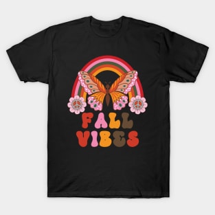 Fall Vibes Rainbow T-Shirt